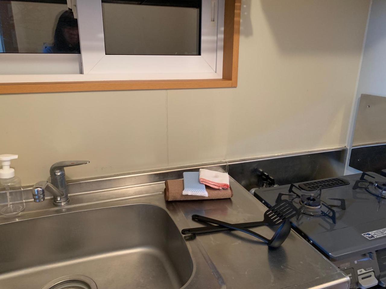 Ferienwohnung Sejour Toyohirakoen Sapporo Exterior foto